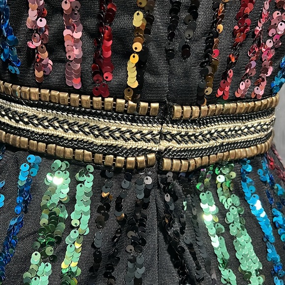 Endless Rose Long Sleeve Multicored Sequin Dress Small NWOT - Picture 13 of 17